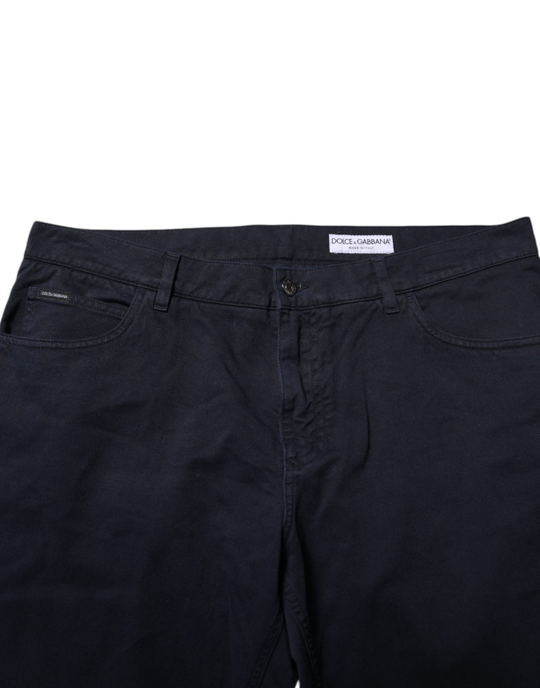 Dolce &amp; Gabbana Sample Sale Dolce &amp; Gabbana Black Cotton Tapered Denim Jeans - | Designer outlet