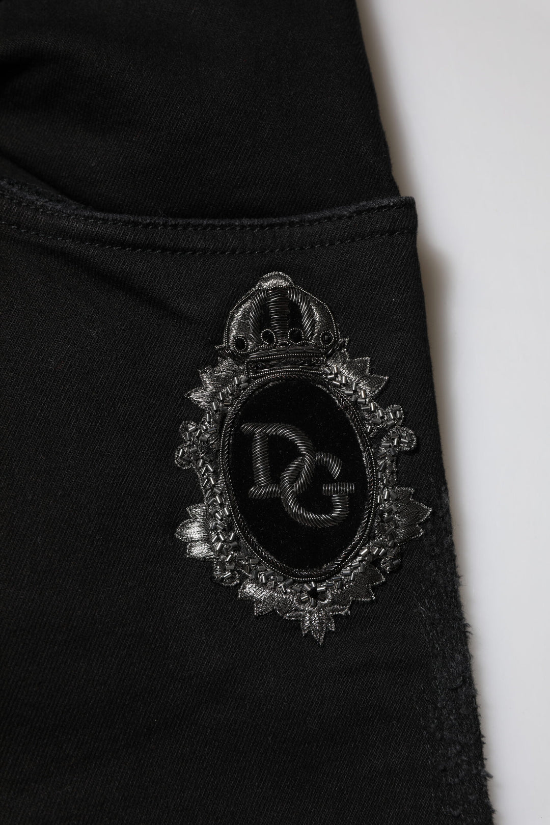 Dolce &amp; Gabbana Sample Sale Dolce &amp; Gabbana Black Cotton Skinny Men Denim Jeans - | Designer outlet