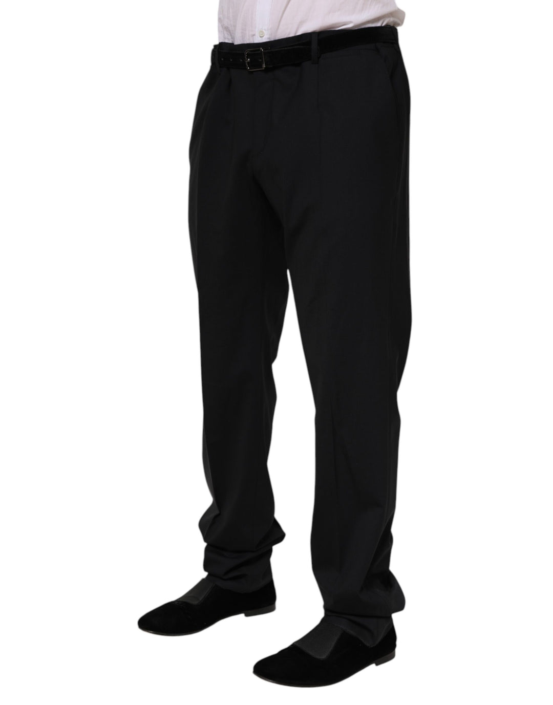 Dolce &amp; Gabbana Sample Sale Dolce &amp; Gabbana Black Wool Formal Dress Pants - | Designer outlet