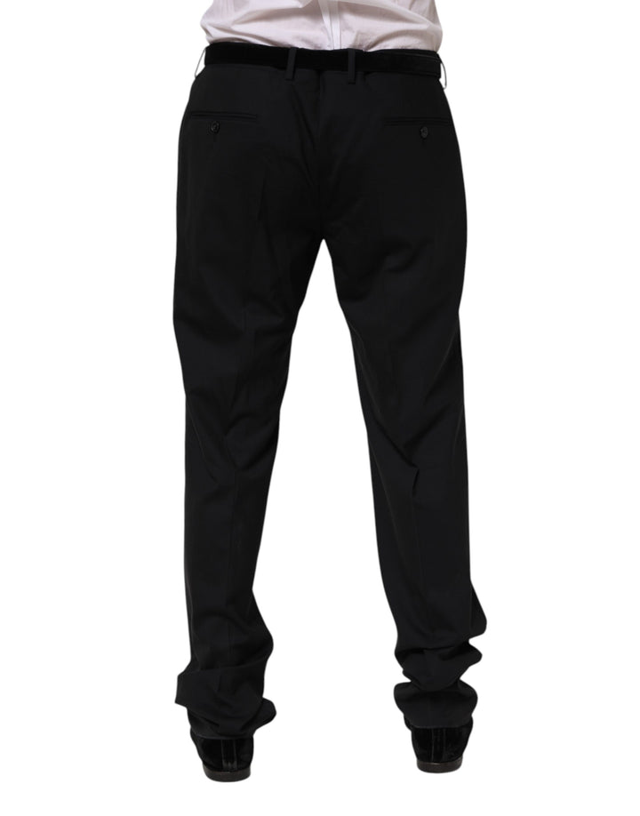 Dolce &amp; Gabbana Sample Sale Dolce &amp; Gabbana Black Wool Formal Dress Pants - | Designer outlet