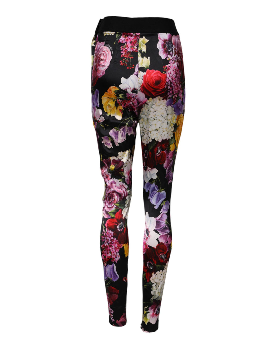 Dolce &amp; Gabbana Sample Sale Dolce &amp; Gabbana Multicolor Floral Legging Stretch Waist Pants - | Designer outlet