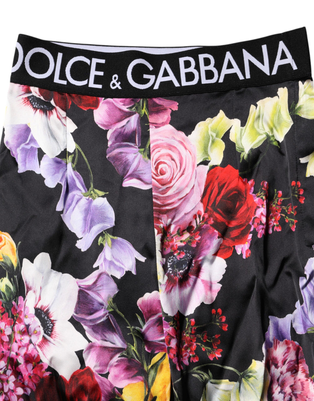 Dolce &amp; Gabbana Sample Sale Dolce &amp; Gabbana Multicolor Floral Legging Stretch Waist Pants - | Designer outlet