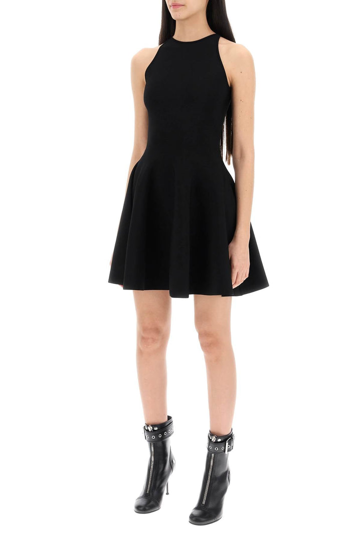 Alexander Mcqueen "mini Knitted Skater Dress