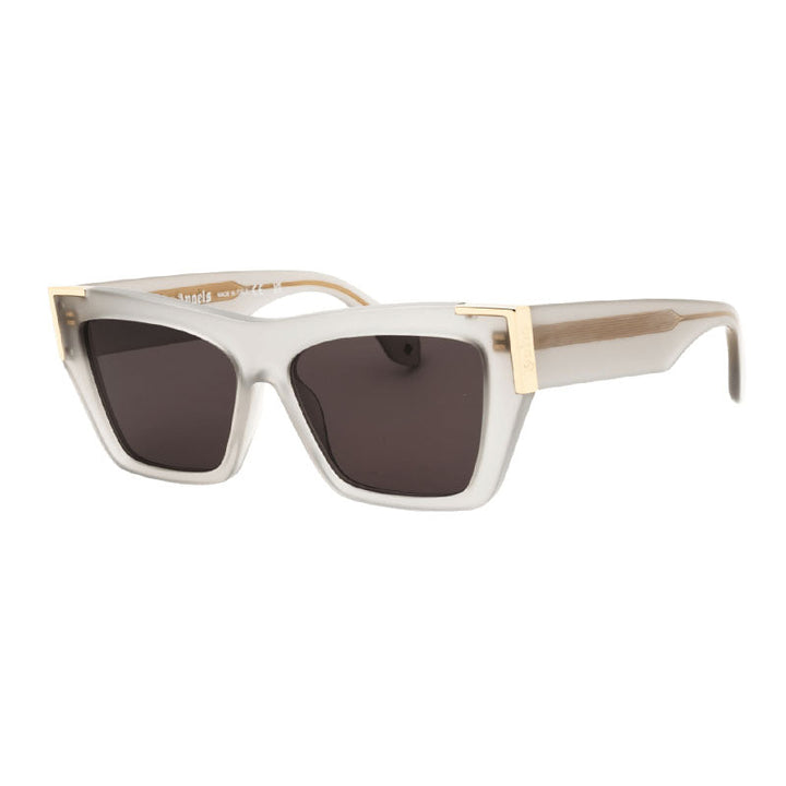 Palm Angels Sunglasses Cat Eye Full Rim, Grey Frame and Dark Grey Lens PERI099HOLLYWOOD0907