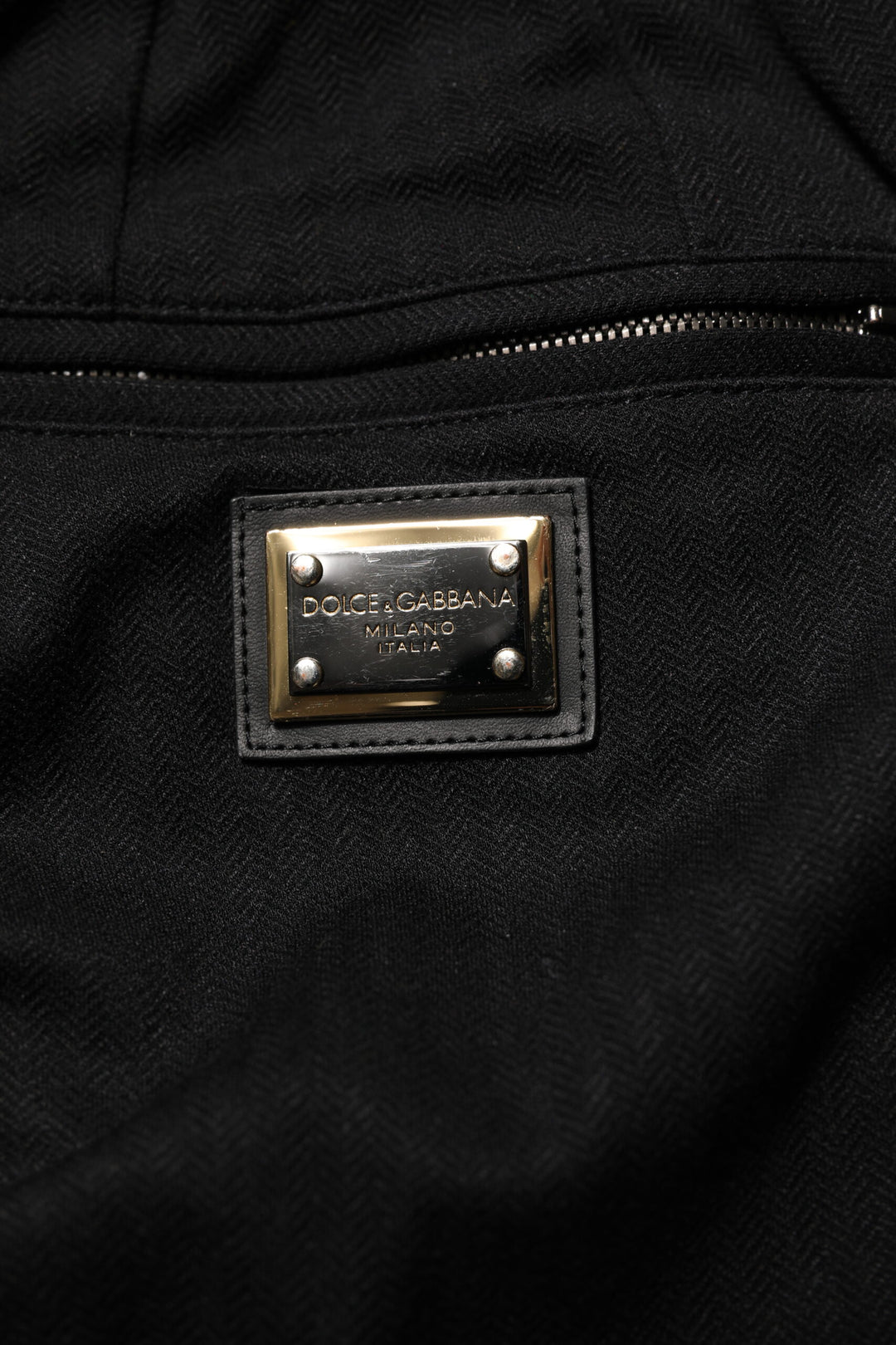 Dolce &amp; Gabbana Sample Sale Dolce &amp; Gabbana Black Viscose Skinny Logo Men Jogger Pants - | Designer outlet