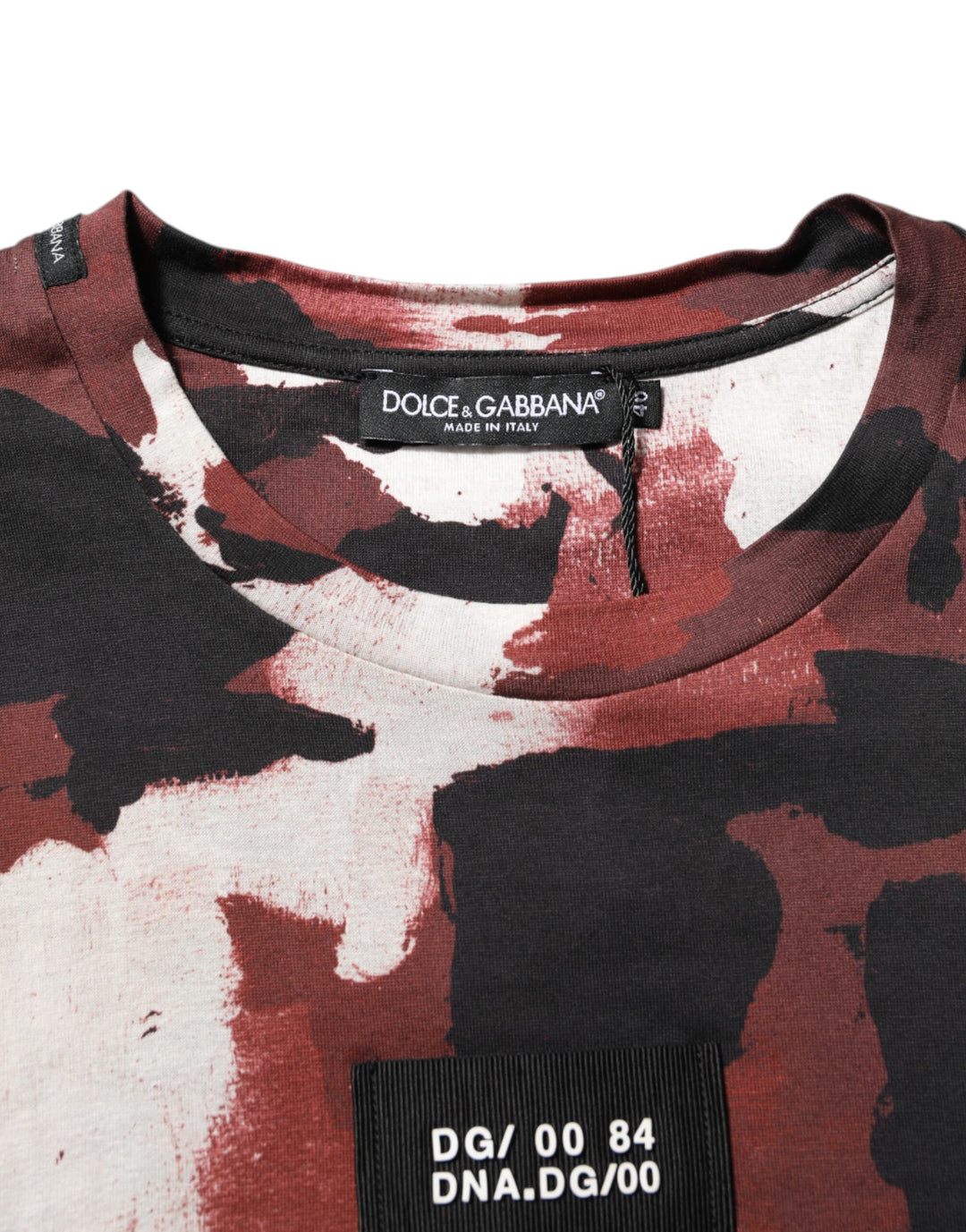 Dolce &amp; Gabbana Sample Sale Dolce &amp; Gabbana Multicolor Camouflage Men Crew Neck T-shirt - | Designer outlet