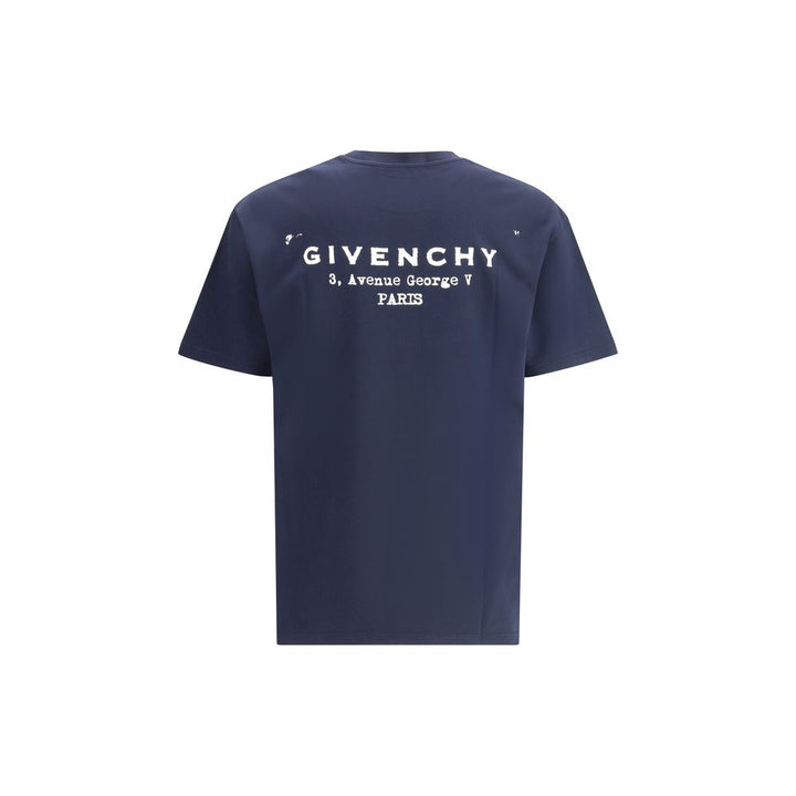 Givenchy Blue Cotton T-Shirt