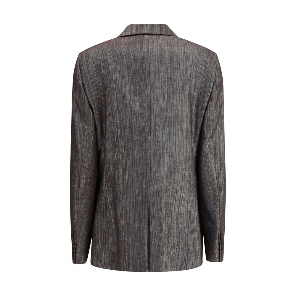 Brunello Cucinelli Yellow Polyester Blazer
