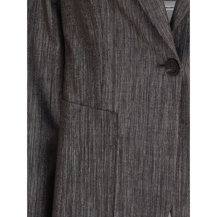 Brunello Cucinelli Yellow Polyester Blazer