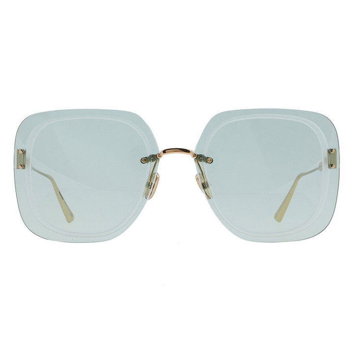Dior Sunglasses Square Rimless, Gold Frame and Green Lens ULTRADIORSUB0O0