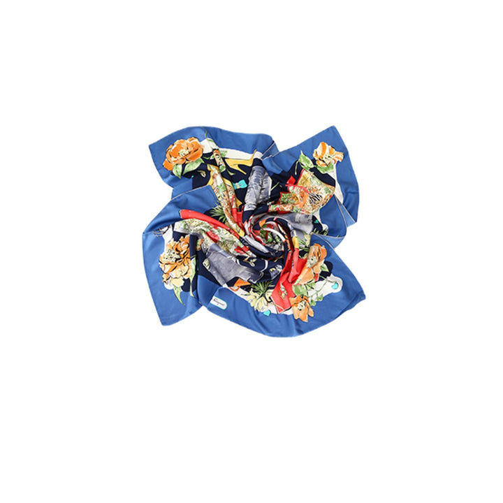 Salvatore Ferragamo Sample Sale Ferragamo Fo Shopping Scarf Blue - Apparel &amp; Accessories > Clothing Accessories > Scarves &amp; Shawls Accessories | Designer outlet