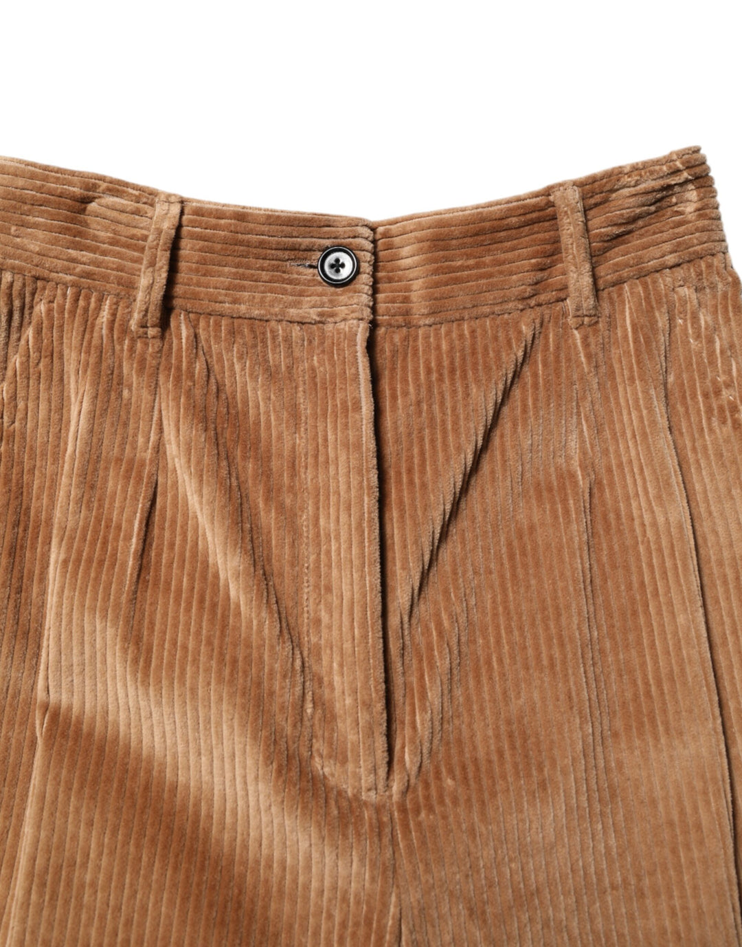 Dolce &amp; Gabbana Sample Sale Dolce &amp; Gabbana Brown Cotton Corduroy Tapered Pants - | Designer outlet