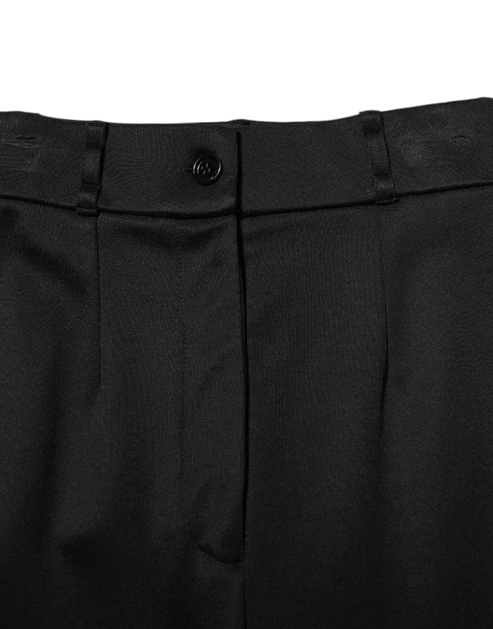 Dolce &amp; Gabbana Sample Sale Dolce &amp; Gabbana Black Nylon High Waist Skinny Leggings Pants - | Designer outlet