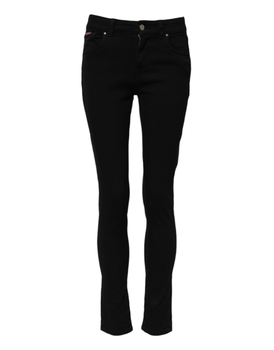 Dolce &amp; Gabbana Sample Sale Dolce &amp; Gabbana Black Cotton Skinny Mid Waist Denim Jeans - | Designer outlet