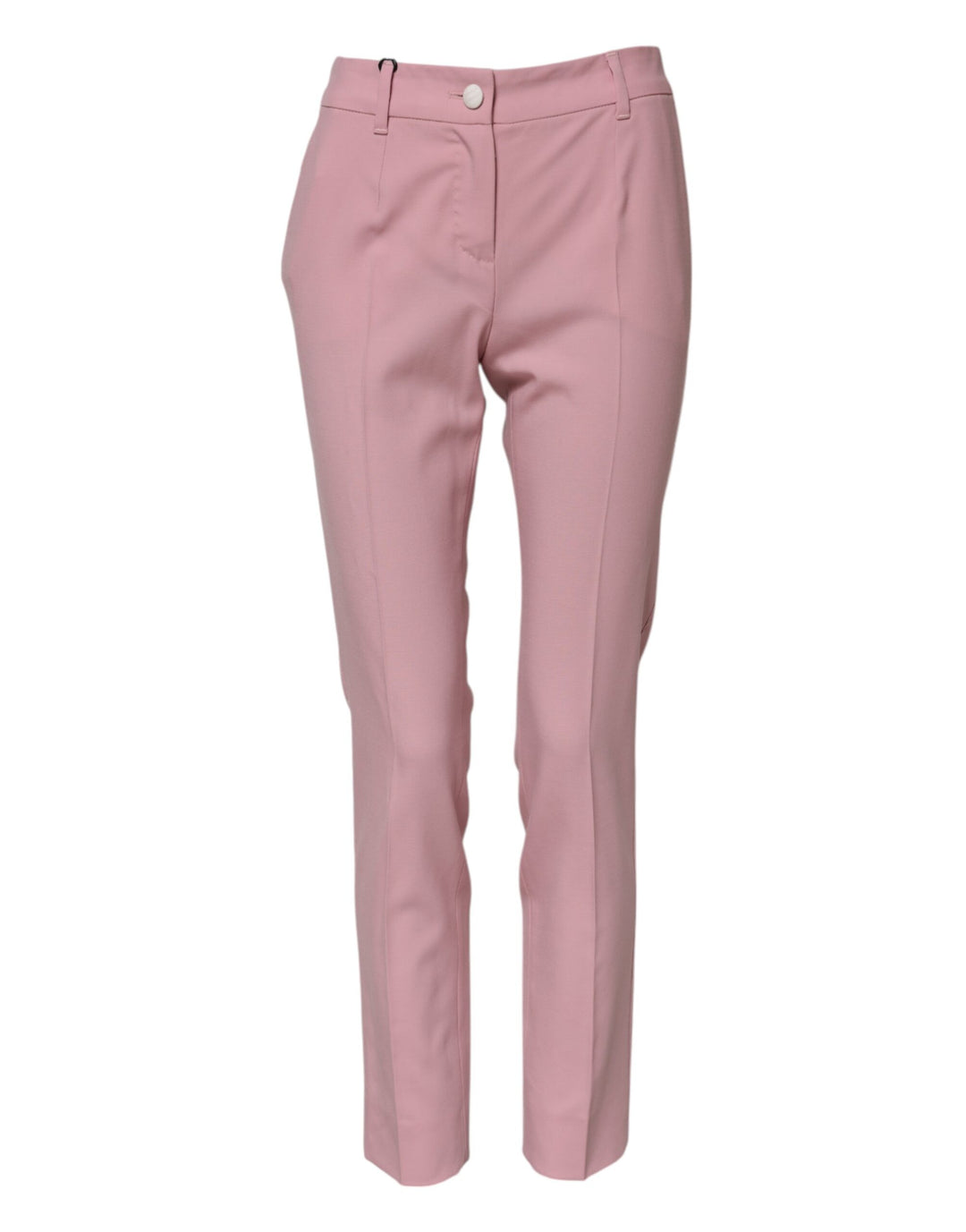 Dolce &amp; Gabbana Sample Sale Dolce &amp; Gabbana Pink Wool High Waist Tapered Pants - | Designer outlet