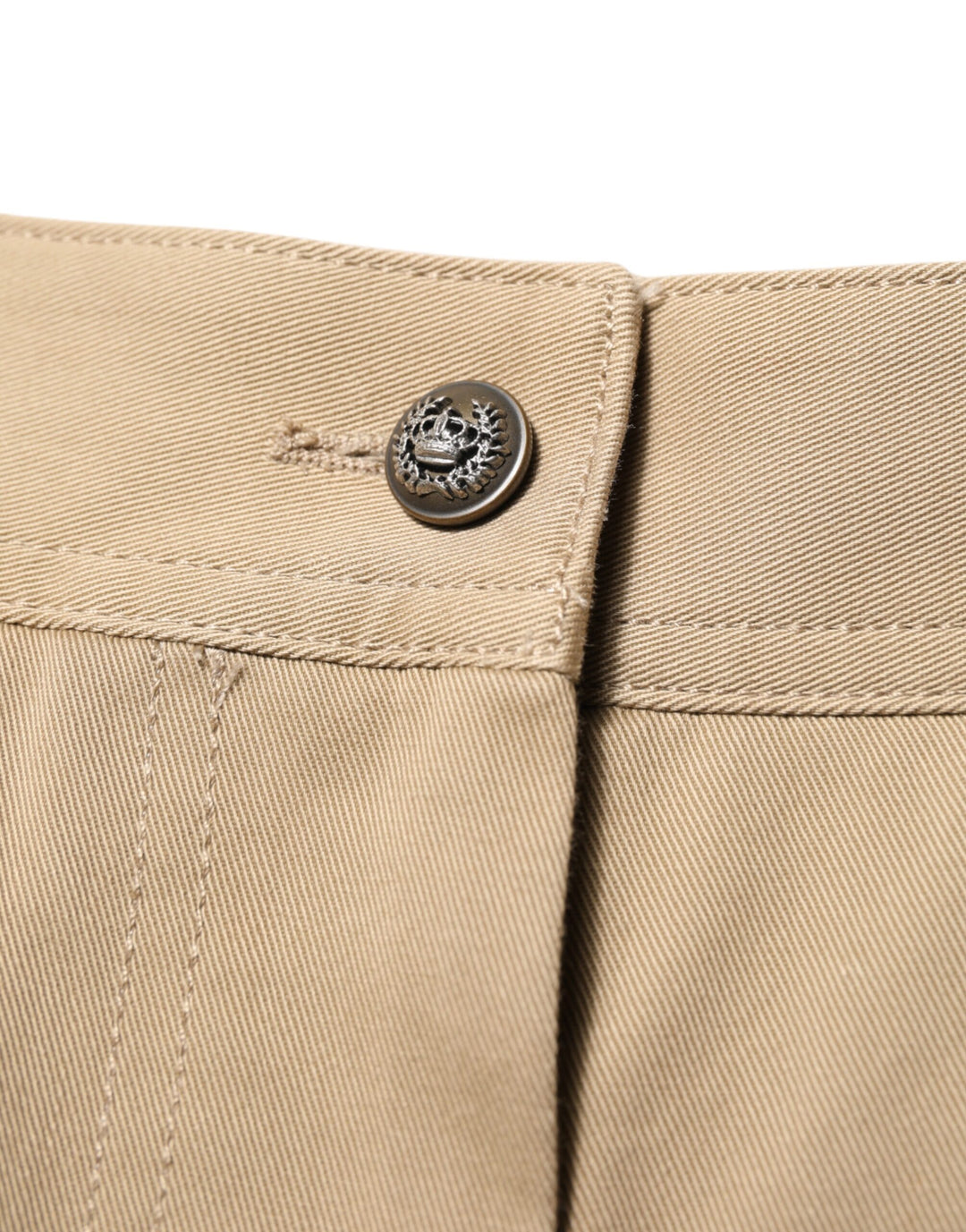 Dolce &amp; Gabbana Sample Sale Dolce &amp; Gabbana Beige Mid Waist Cargo Tapered Pants - | Designer outlet
