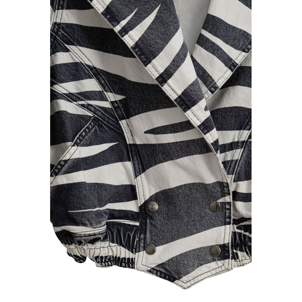 Retrofête Black And White Cotton Blazer by Retrofête outlet now on sale