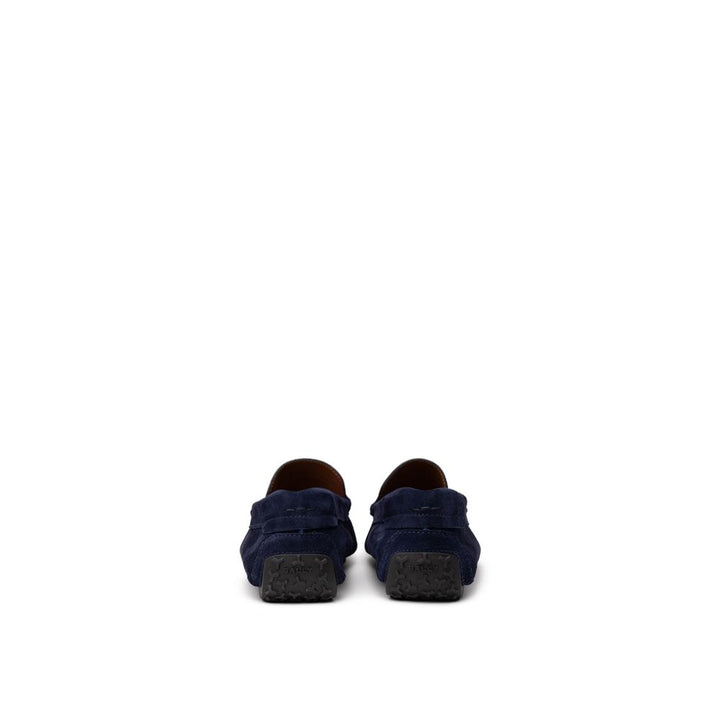 Bally Blue Leather Moccassin