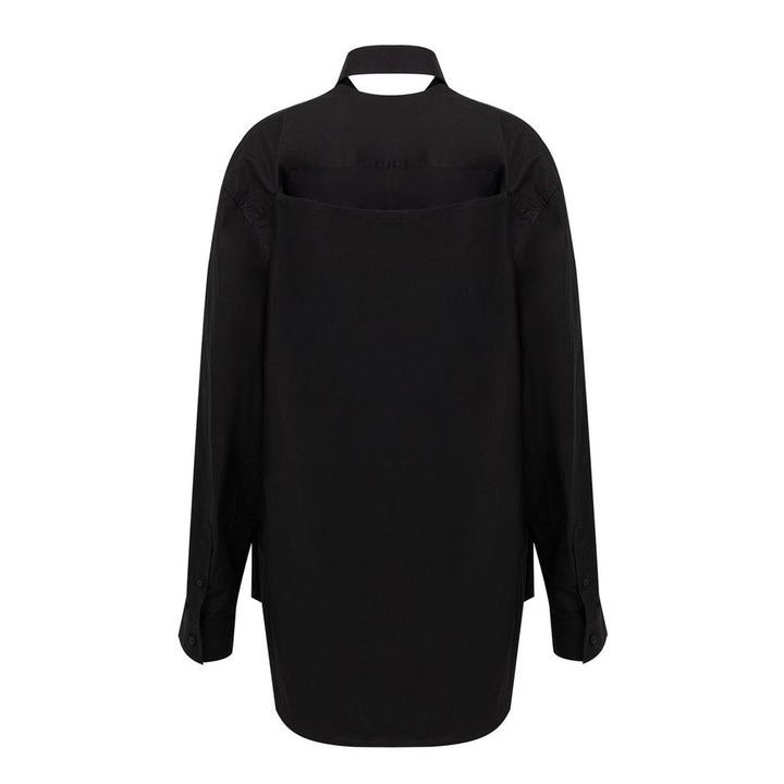 Balenciaga Black Cotton Long