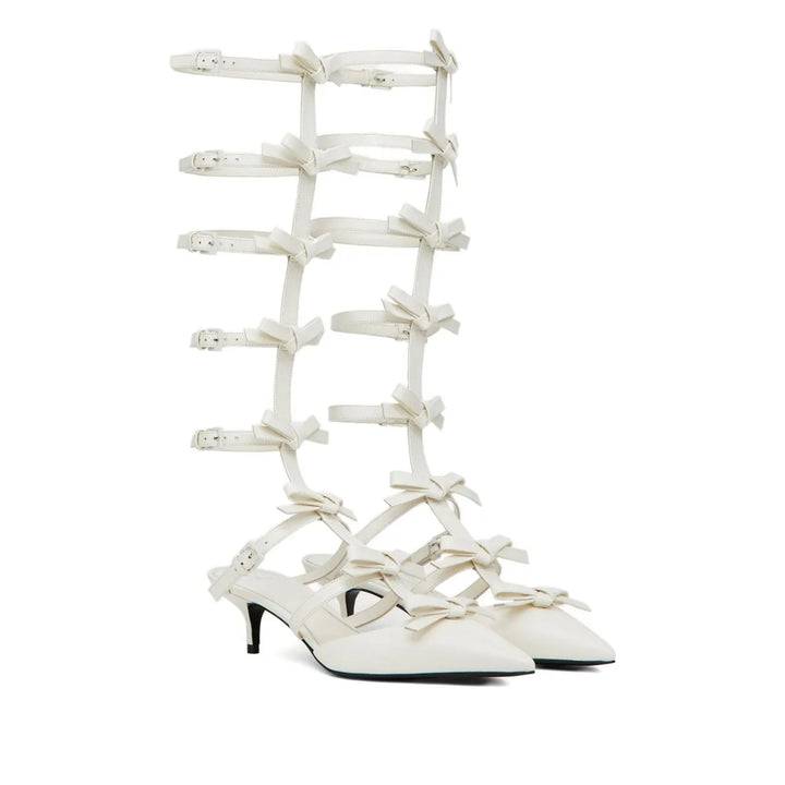 Valentino Garavani 55Mm Bow-Embellished Kitten-Heel Pumps