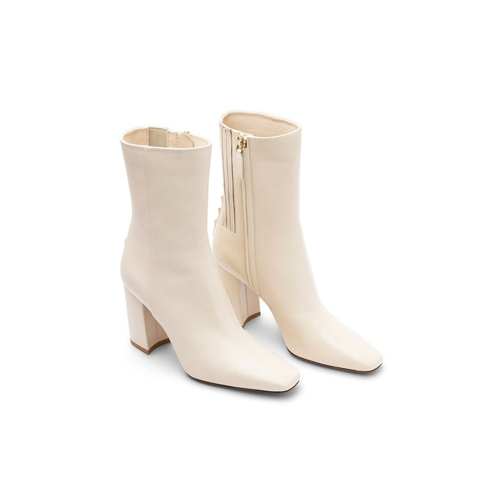 Valentino COMBAT BOOT Woman LIGHT IVORY