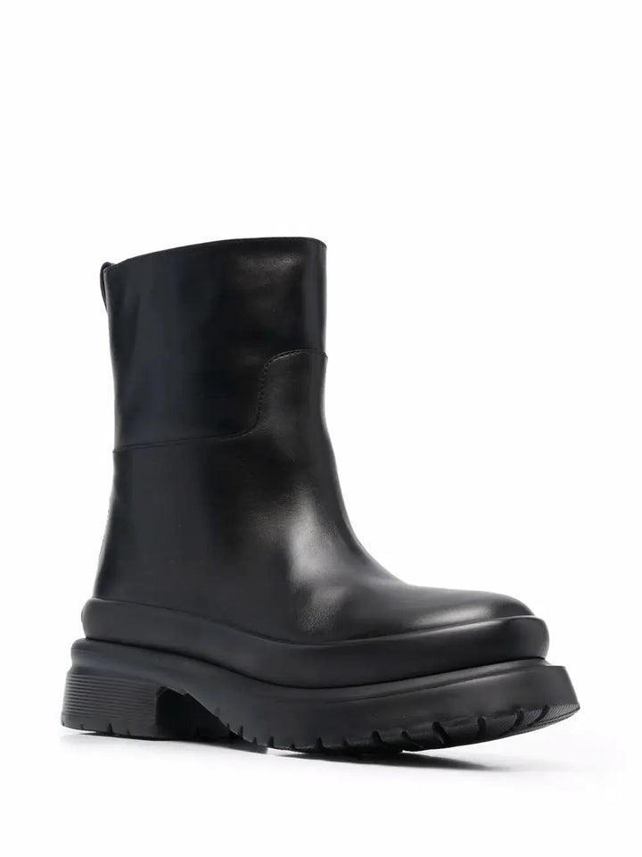 Valentino Garavani Rockstud Almond-Toe Ankle Boots