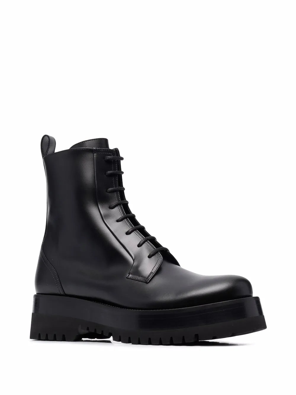 Valentino Ankle-Length Lace-Up Boots