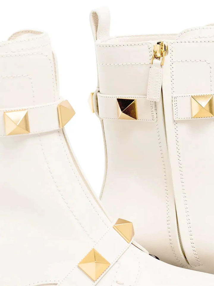 Valentino Garavani Roman Stud Biker Boots