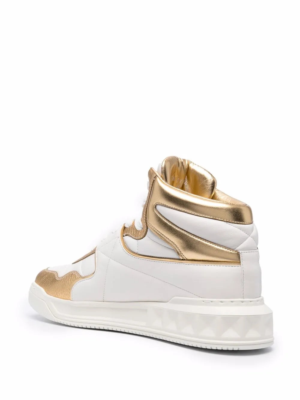 Valentino Garavani Roman Stud High-Top Sneakers