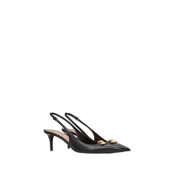 Valentino Garavani Rockstud Ankle Strapped Flats