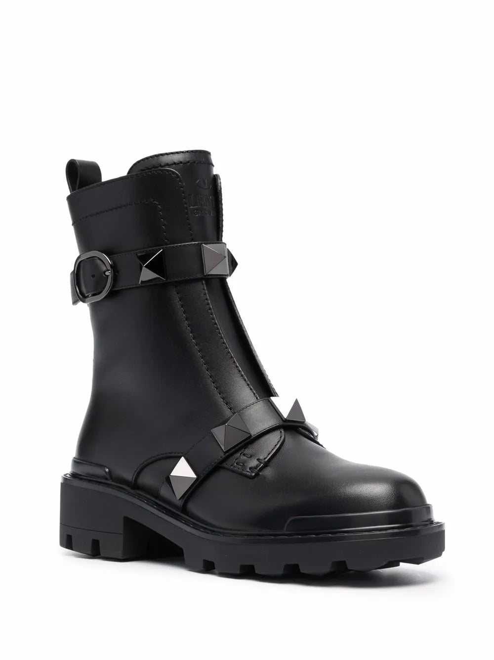 Valentino Roman Stud 40Mm Biker Boots