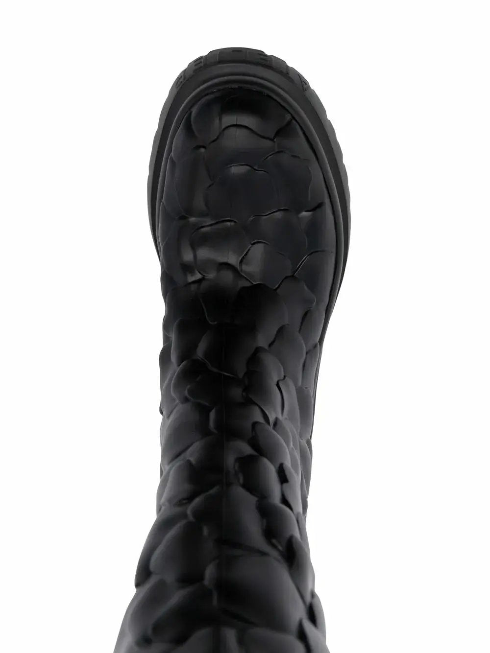 Valentino Sample Sale | Valentino Garavani Atelier Floral-Embossed Mid-Calf Rain Boots - Boots | Designer outlet