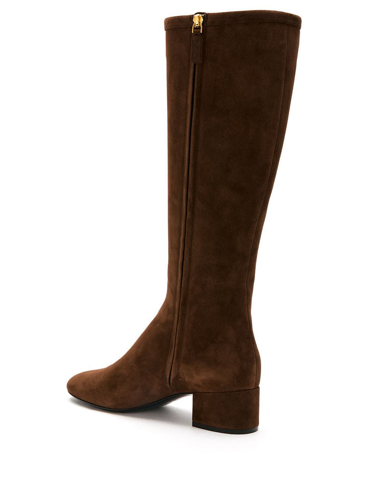 Valentino Garavani Grifoni 45Mm Suede Boots