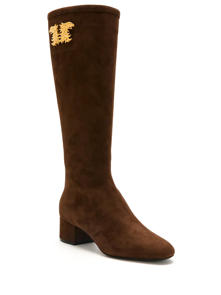 Valentino Garavani Grifoni 45Mm Suede Boots