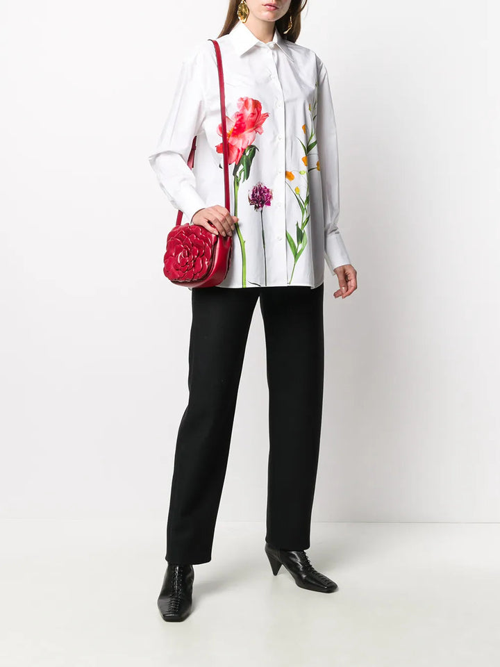 Valentino Tiered Floral Clutch Bag