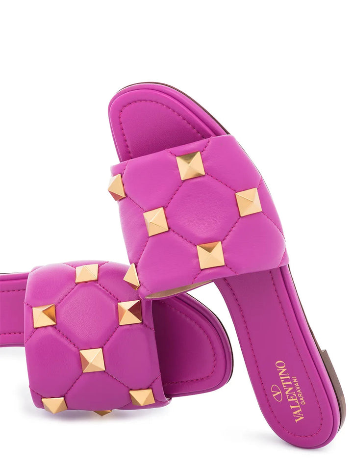 Valentino Garavani Roman Stud Flat Sandals