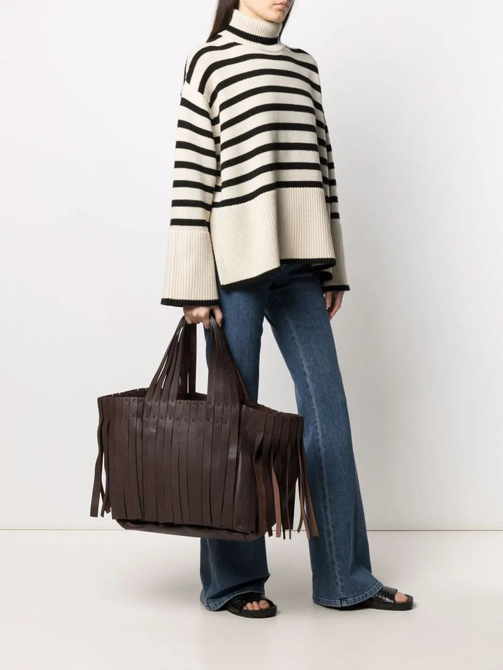 Valentino Fringed Tote Bag
