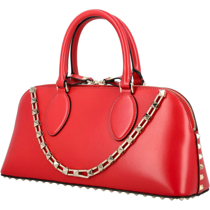 Valentino Garavani Leather Rockstud East-West Handbag