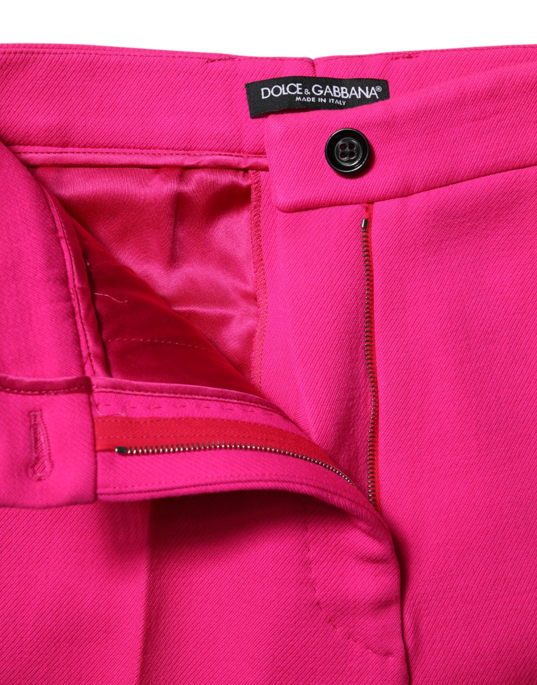 Dolce &amp; Gabbana Sample Sale Dolce &amp; Gabbana Fuchsia Pink HighWaist Tapered Trouser Pants - | Designer outlet