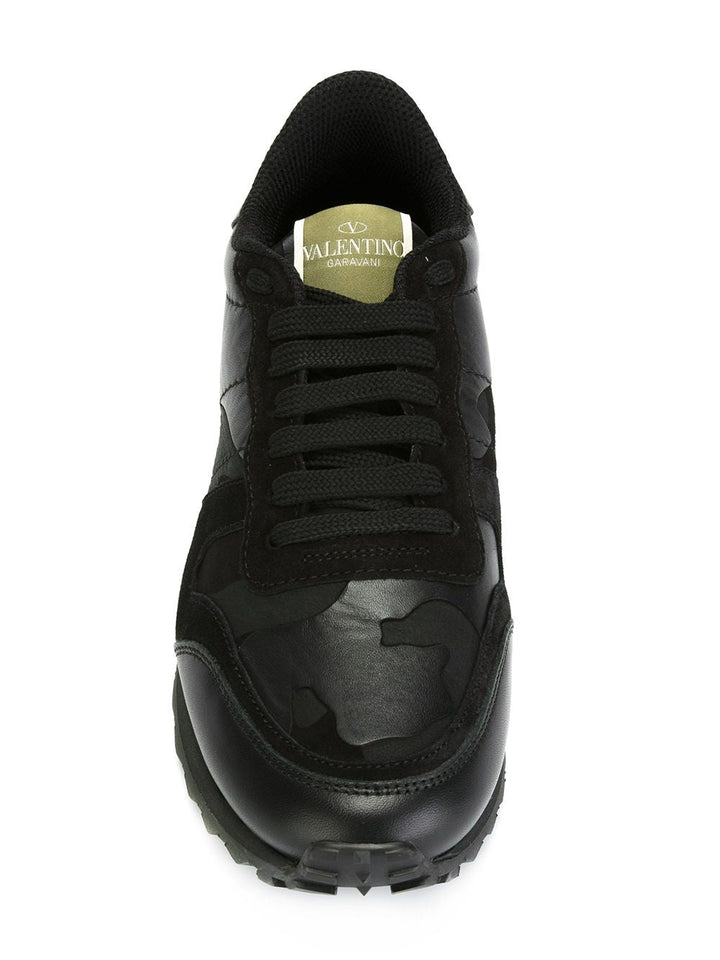 Valentino Garavani 'Rockrunner' Camouflage Print Sneakers