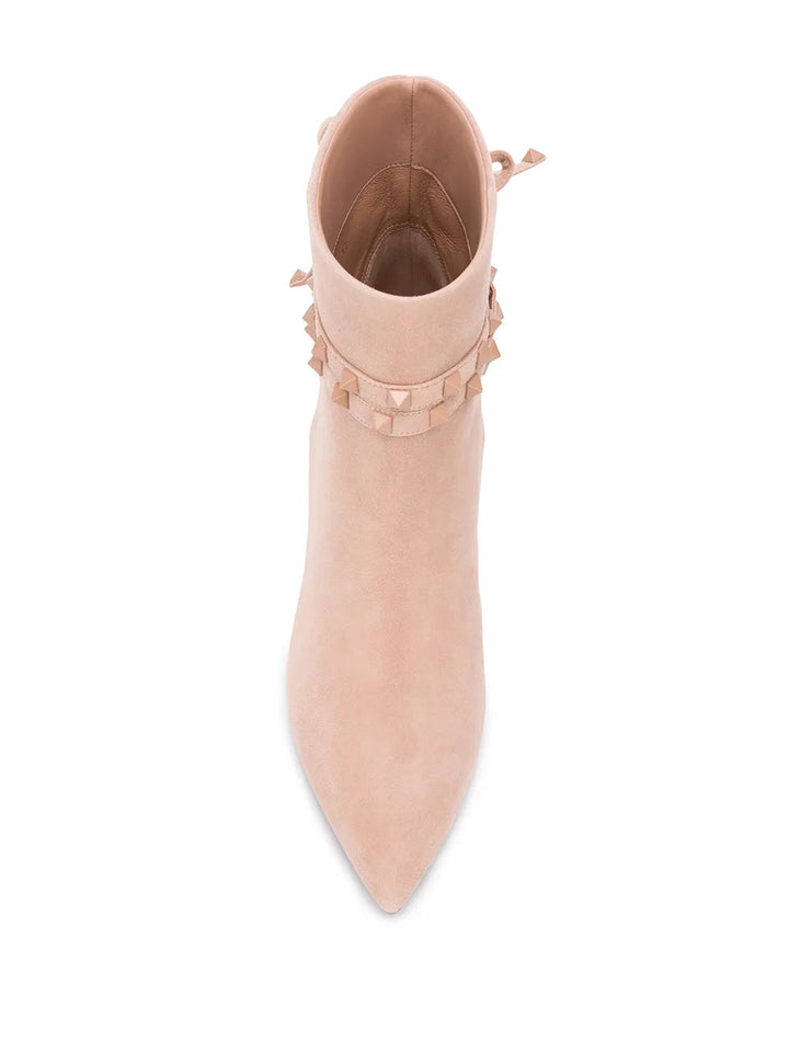 Valentino Garavani Rockstud Detail Ankle Booties