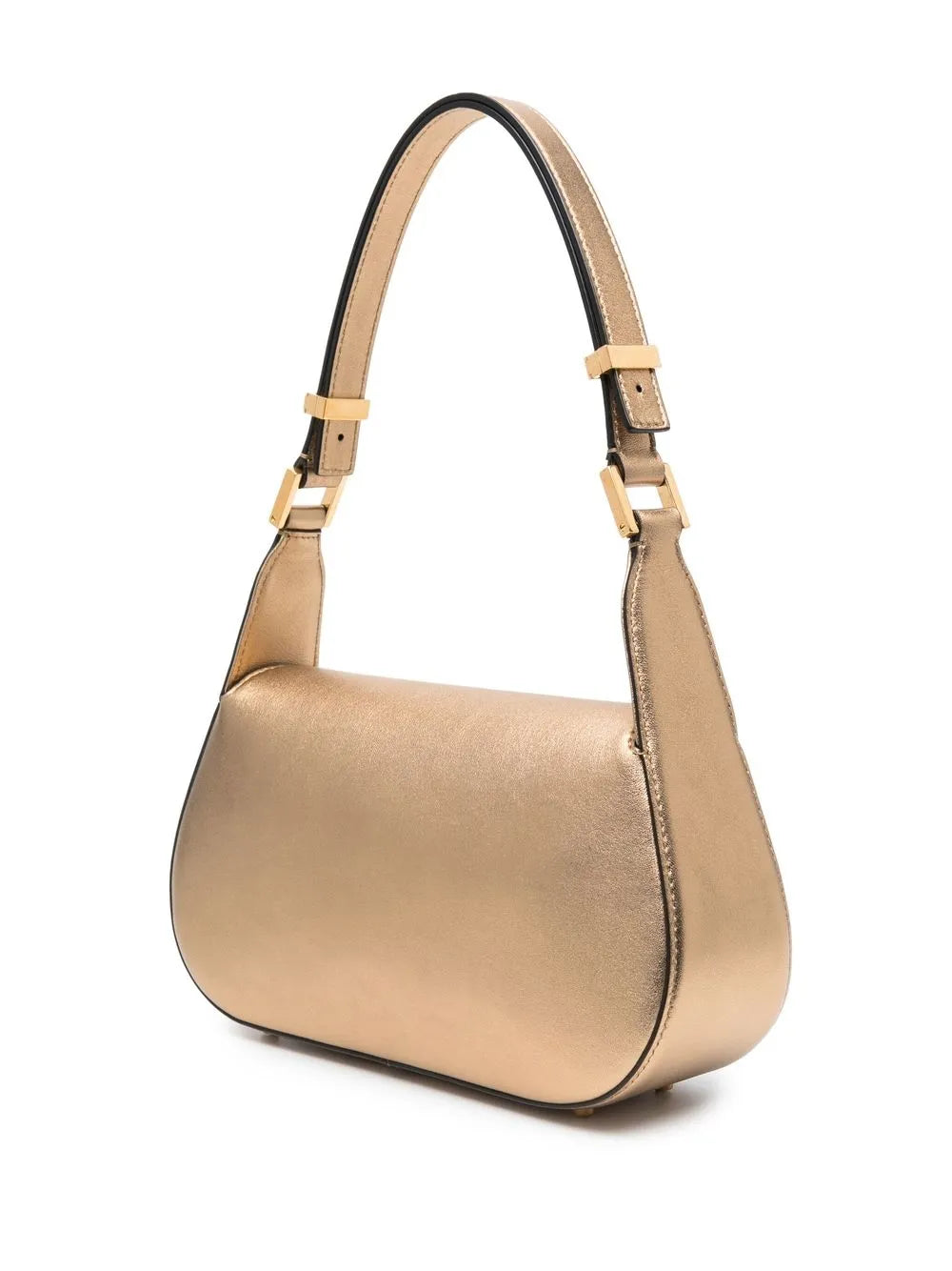Valentino Metallic-Effect Leather Shoulder Bag