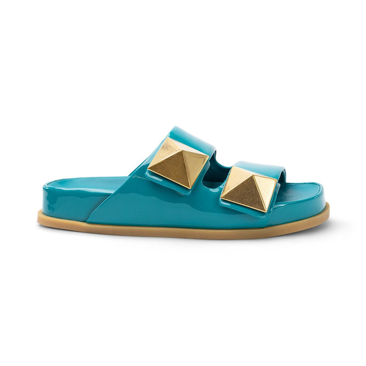 Valentino Slides in light blue