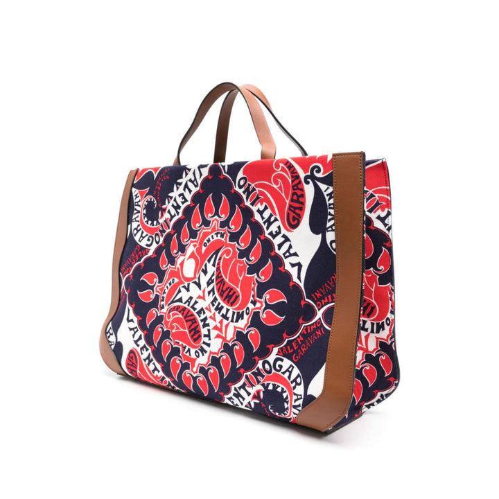 Valentino Garavani Bandana Printed Canvas Tote Bag