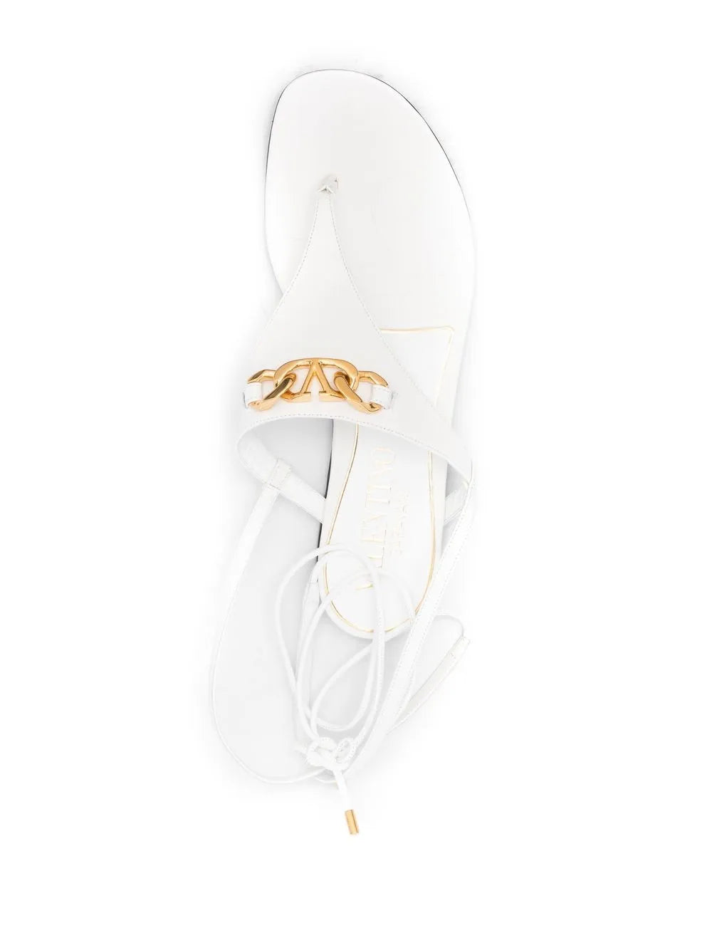 Valentino Garavani Vlogo Leather Sandals
