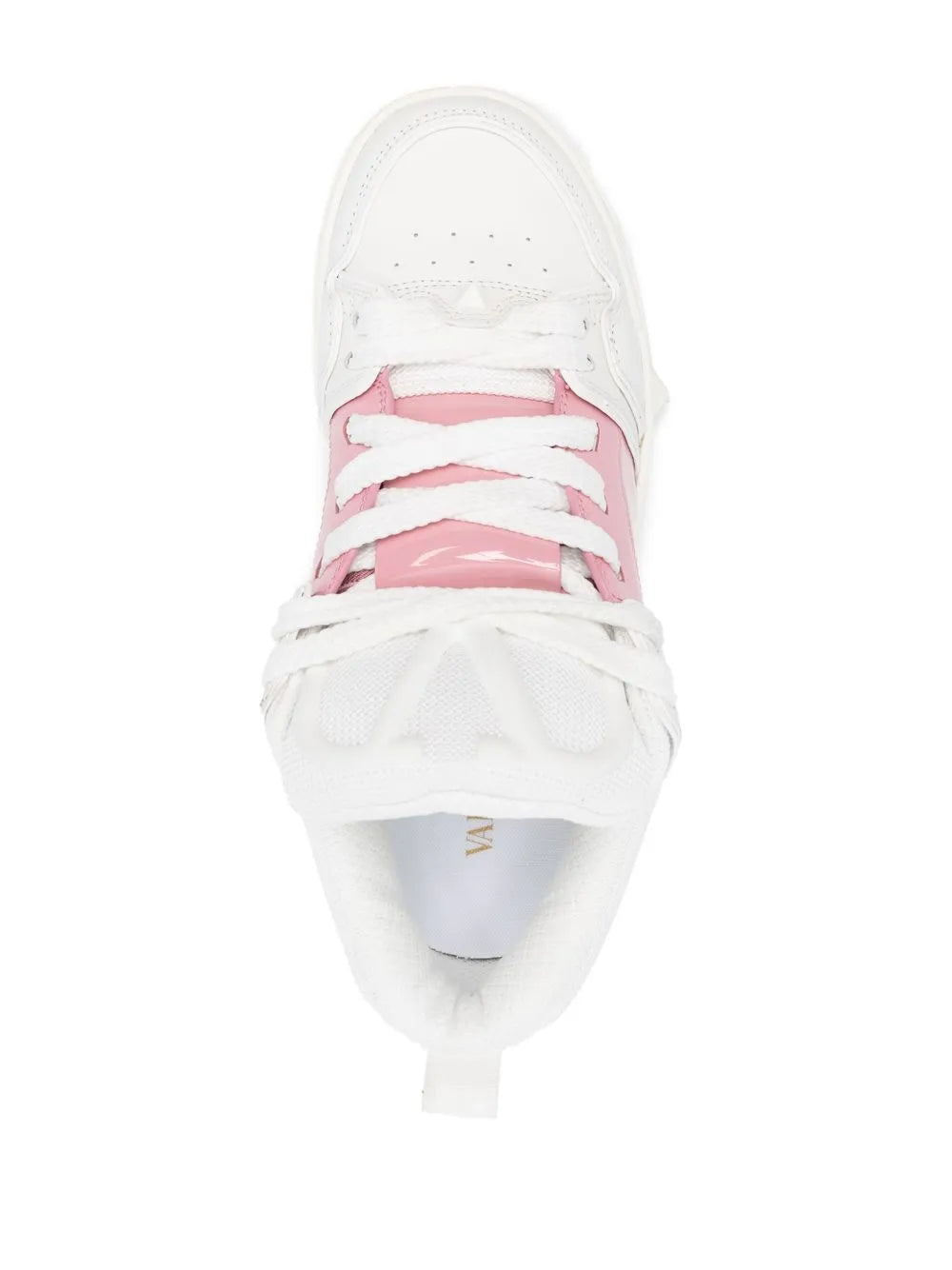 Valentino Garavani Embossed-Logo Leather Sneakers