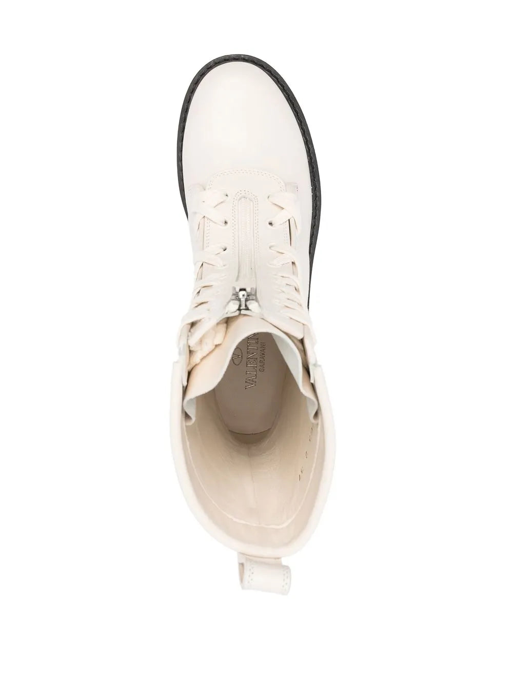 Valentino Xcombat Leather Boots