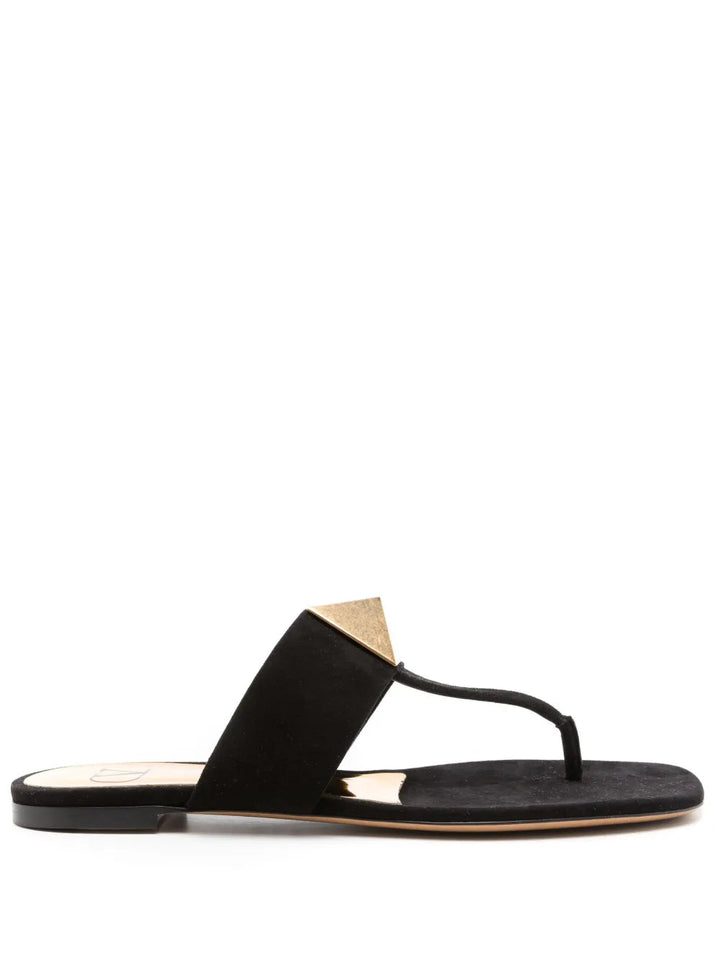 Valentino Garavani Leather Flip-Flop Sandals