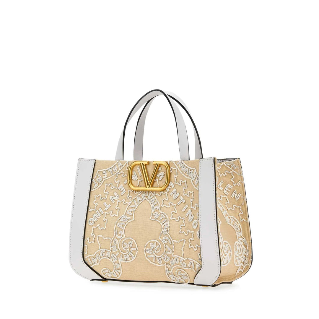 Valentino Garavani V'Logo Signature Top Handle Tote Bag