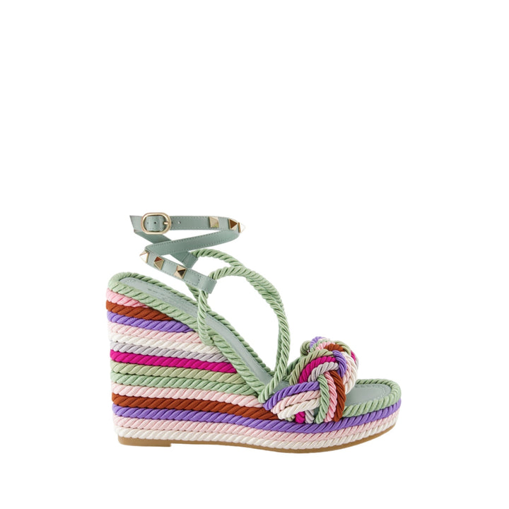 Valentino Garavani Braided Wedges